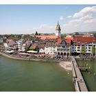 Blick vom Molenturm auf Friedrichshafen