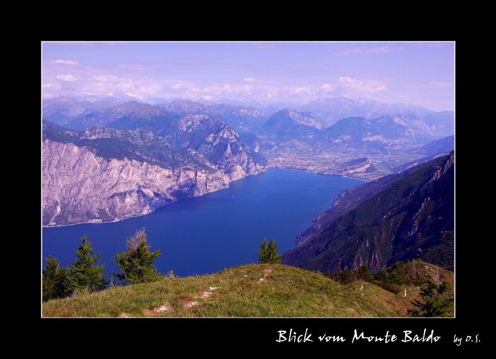 Blick vom Monte Baldo