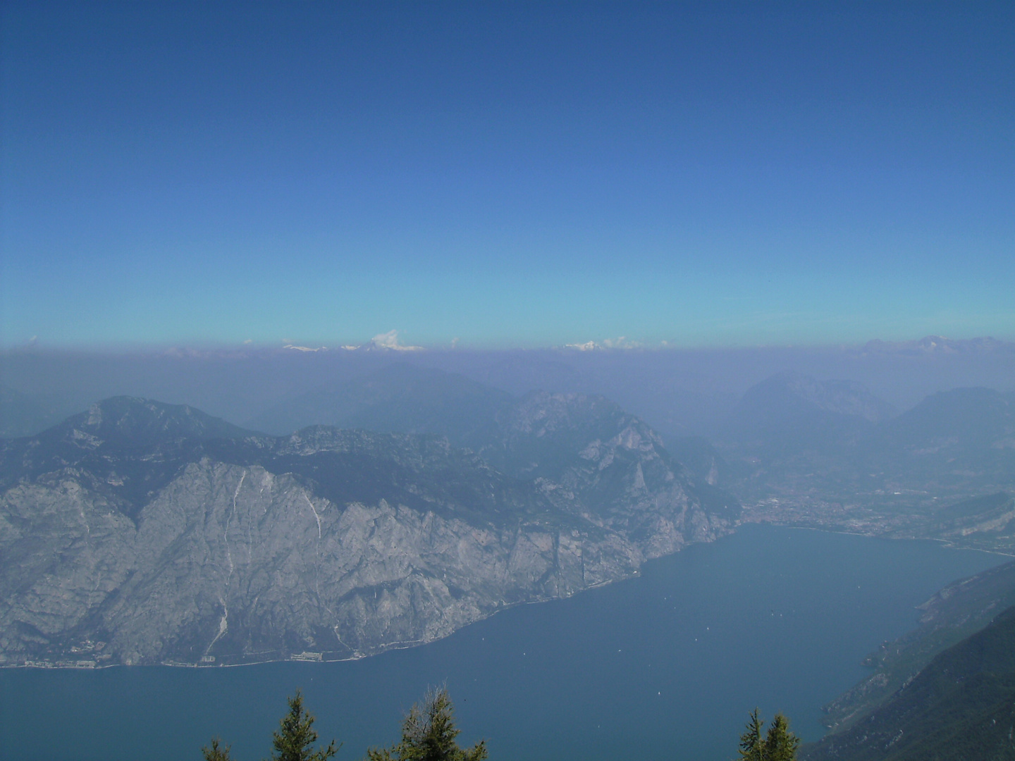 Blick vom Monte Baldo am Gardasee