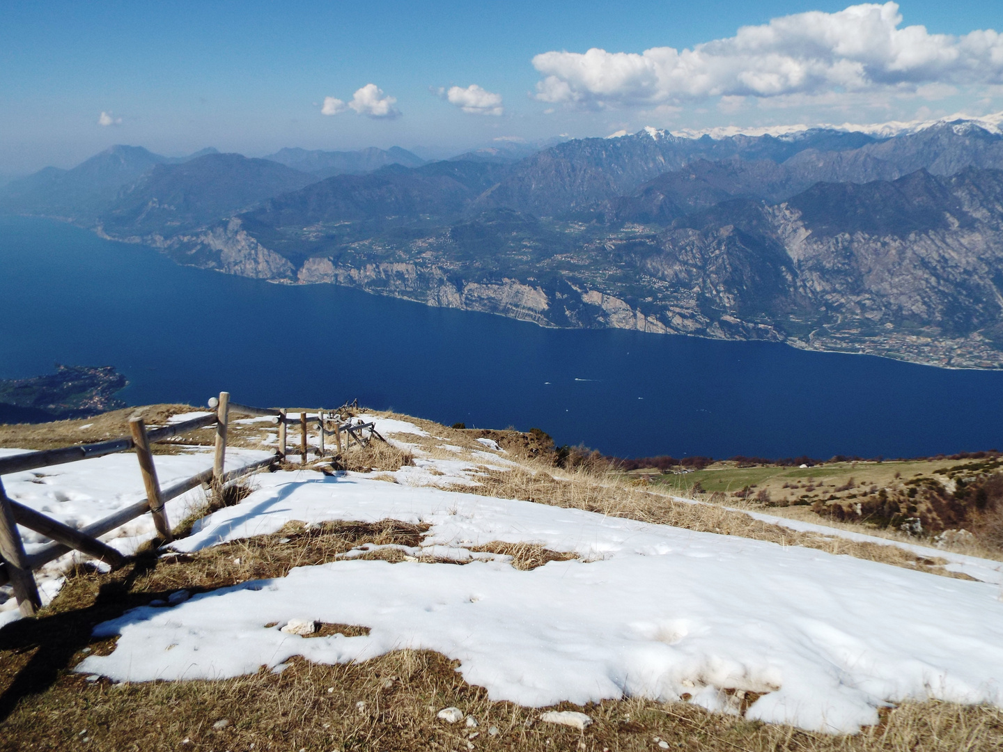 Blick vom Monte Baldo auf den Gardasee