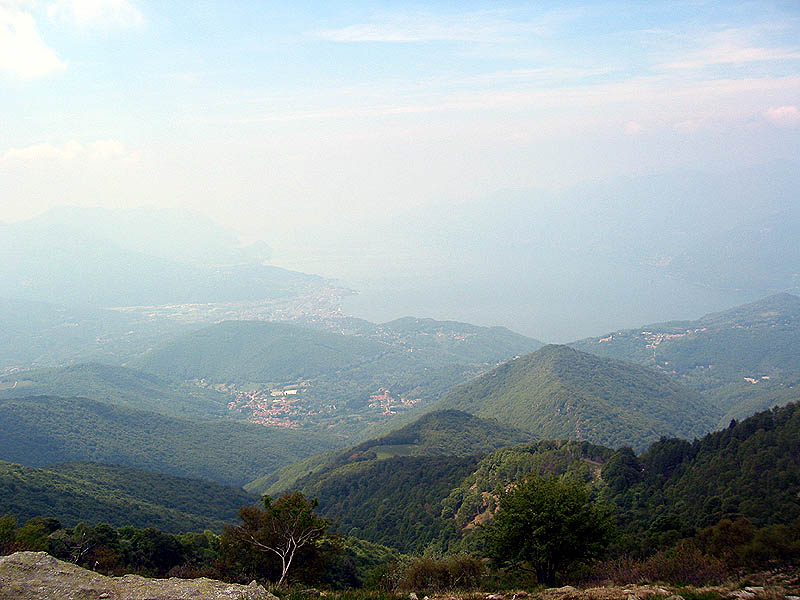 Blick vom Monte Lema