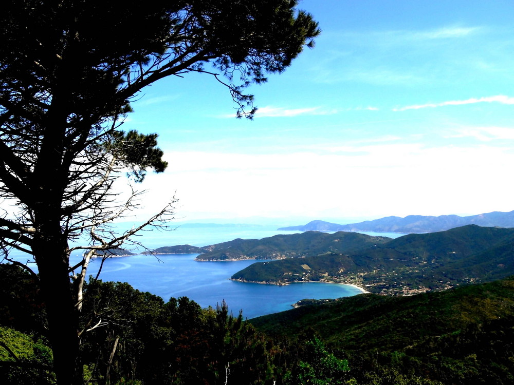 Blick vom Monte Perone, Isola d'Elba