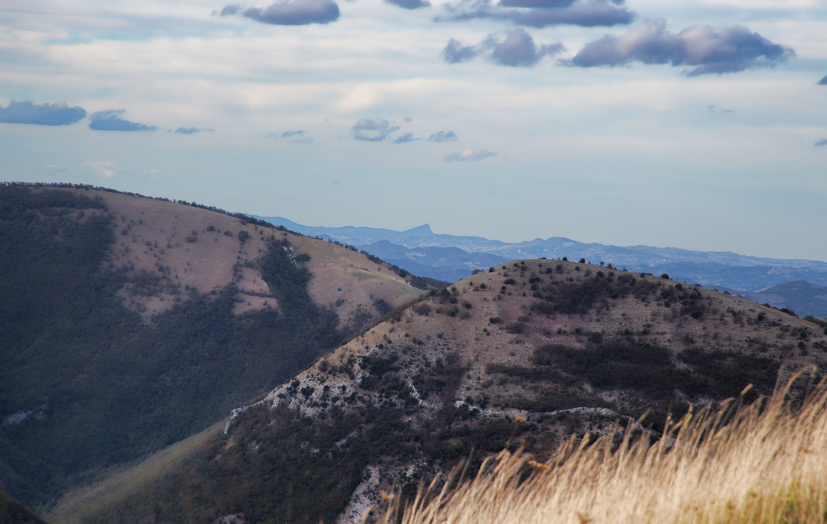 Blick vom Monte Strega - bis nach San Marino