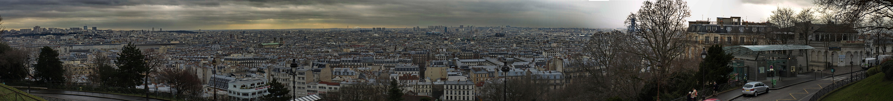 Blick vom Montmatre Auf Paris (2.Versuch)