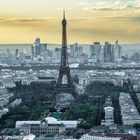 Blick vom Montparnasse Hochhaus (Tour Montparnasse) über Paris