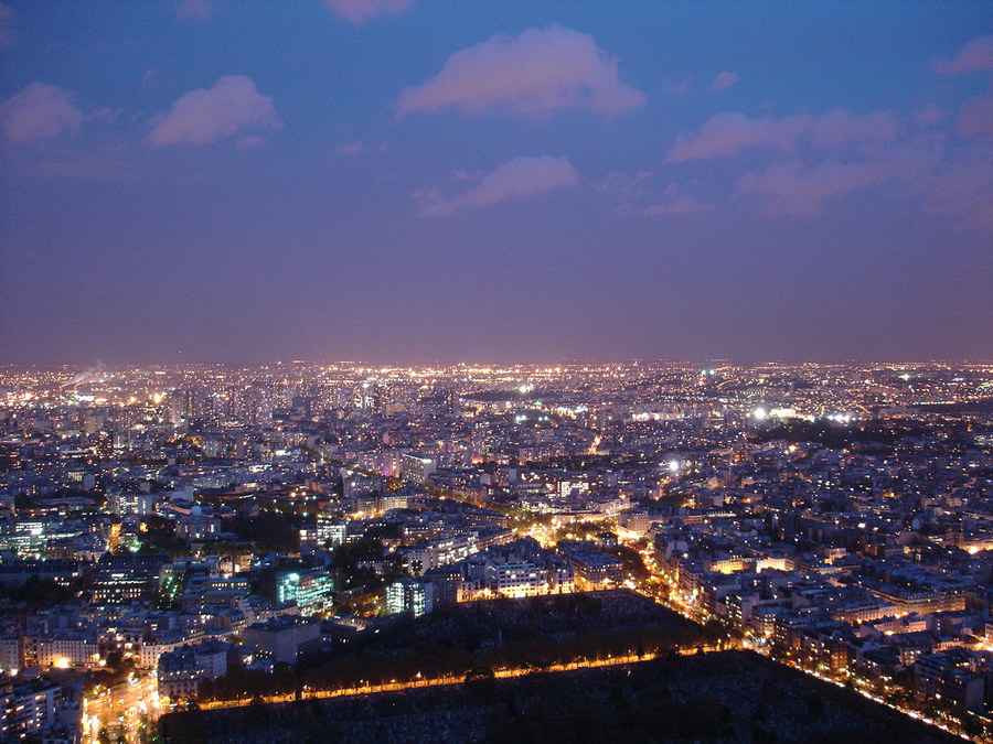 Blick vom Montparnasse über Paris (reload)