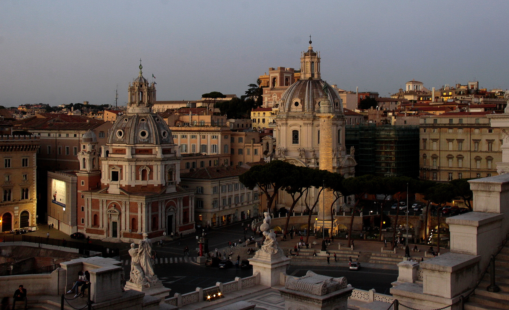 Blick vom Monumento nazionale