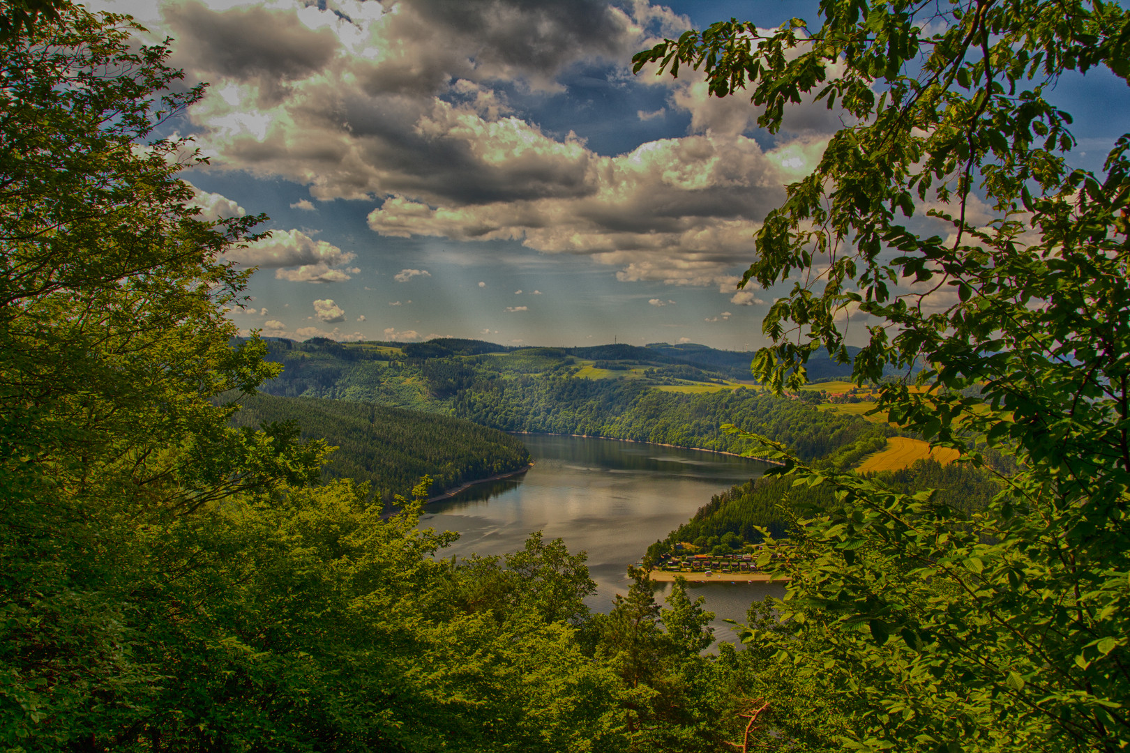 Blick vom Mooshäuschen