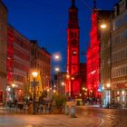 Blick vom Moritzplatz zum Rathaus