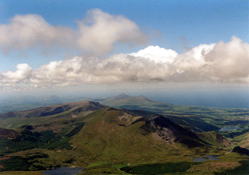 Blick vom Mount Snowdon