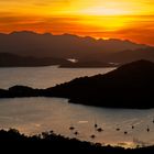 Blick vom Mount Tapyas, Coron City, Coron