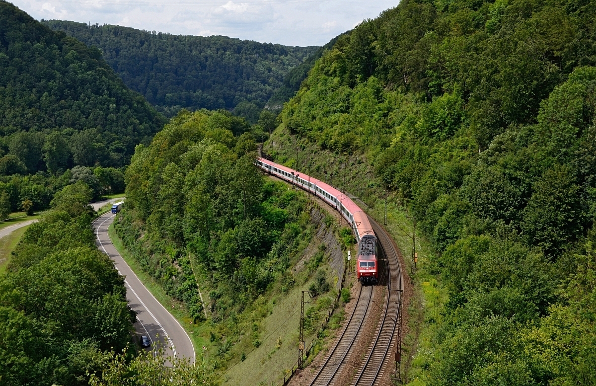 Blick vom Mühltalfelsen