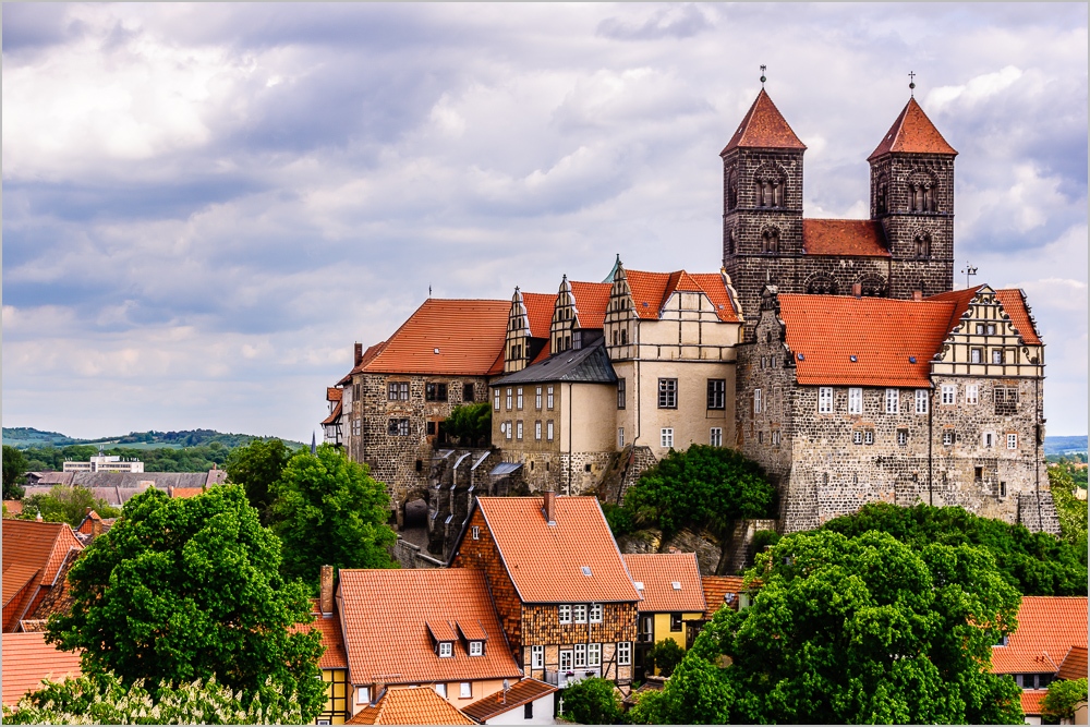 Blick vom Münzenberg ...