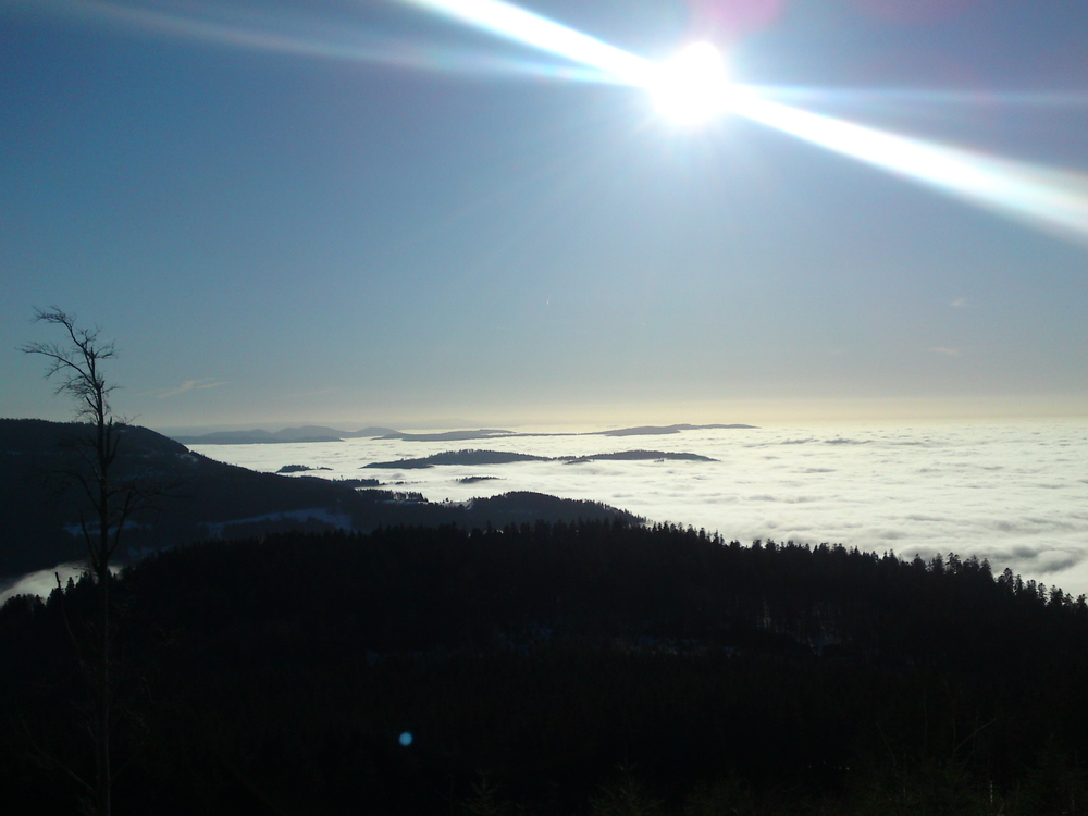 Blick vom Mummelsee in die Ortenau