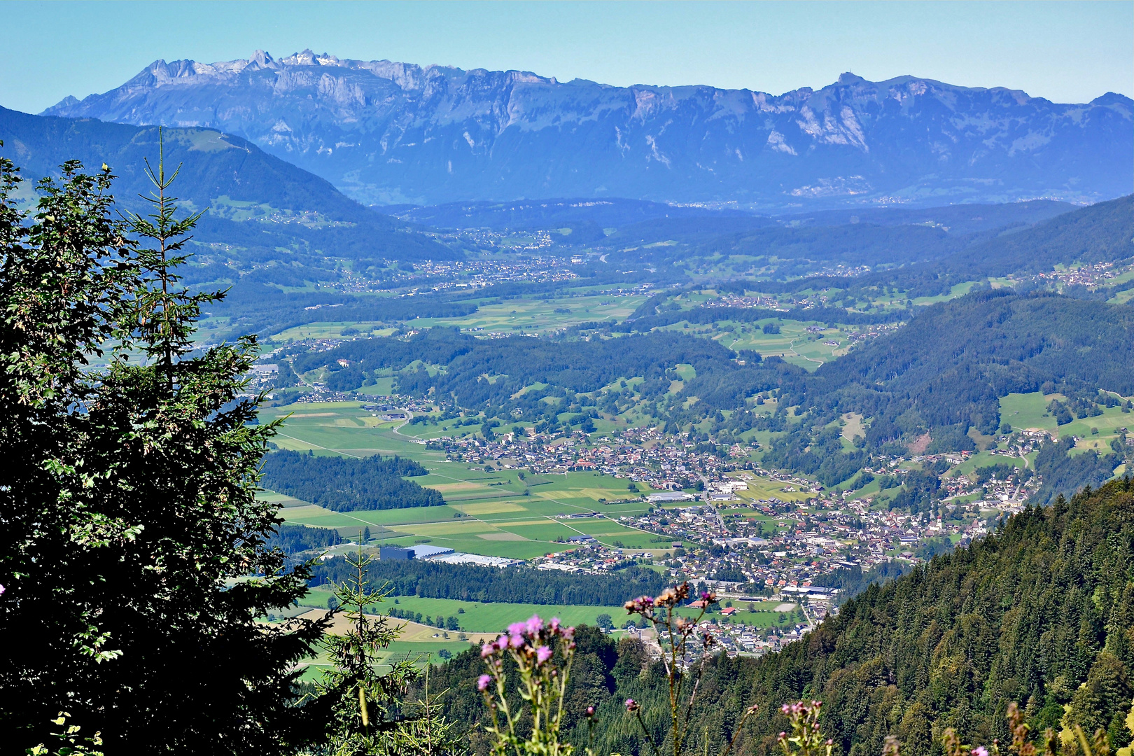 Blick vom Muttersberg auf das Alpsteingebirge…