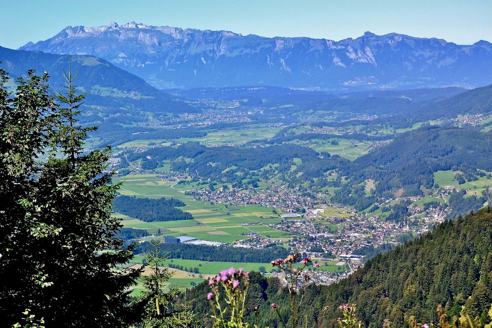 Blick vom Muttersberg auf das Alpsteingebirge…