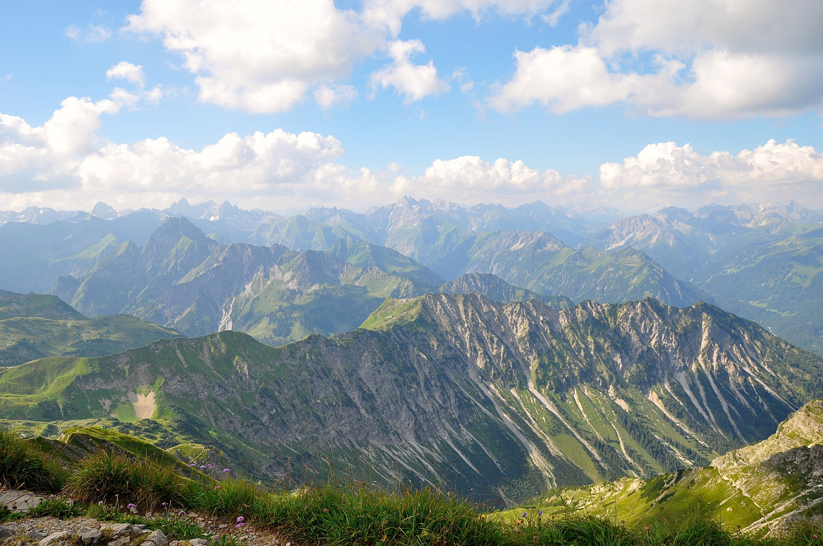 Blick vom Nebelhorn