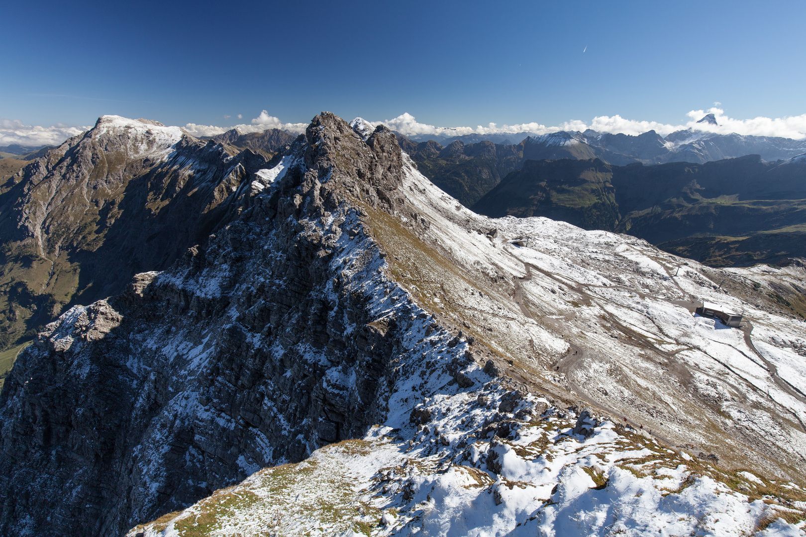 Blick vom Nebelhorn