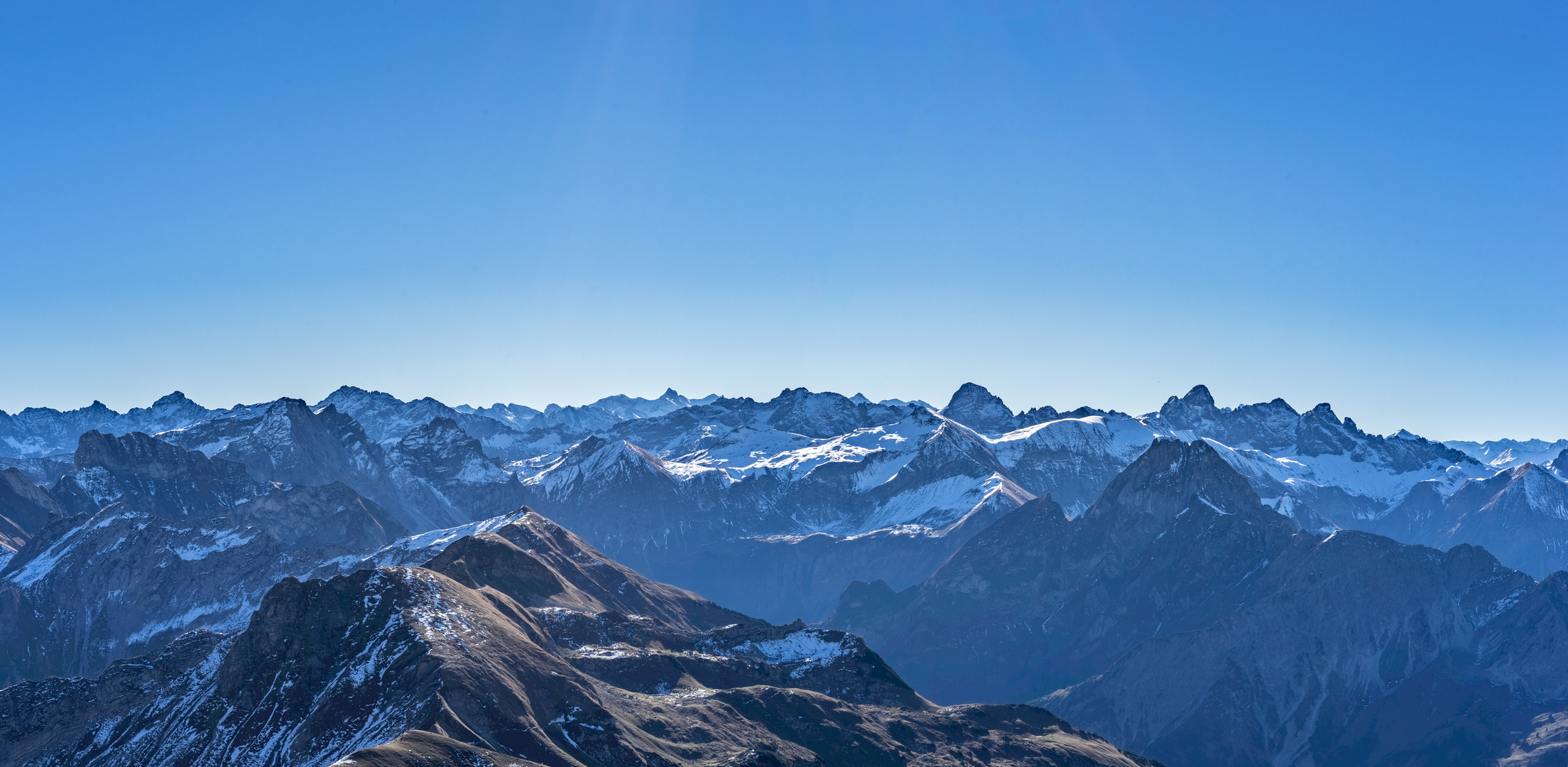 Blick vom Nebelhorn