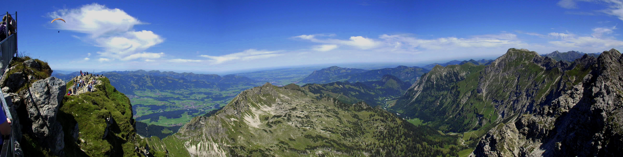 Blick vom Nebelhorn