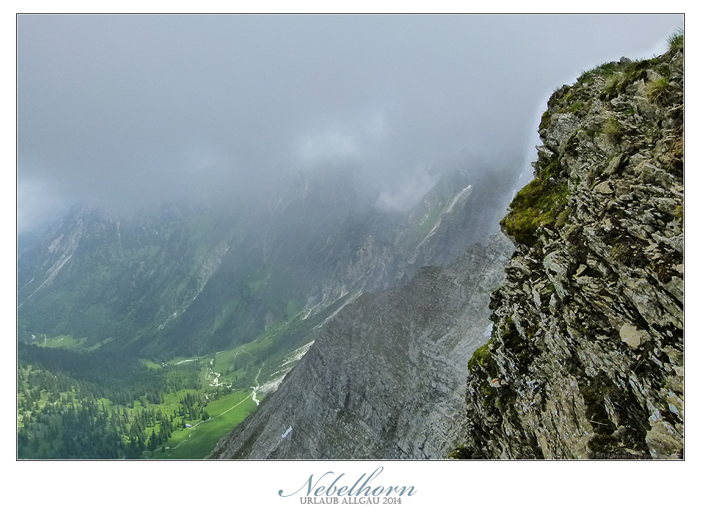 Blick vom Nebelhorn