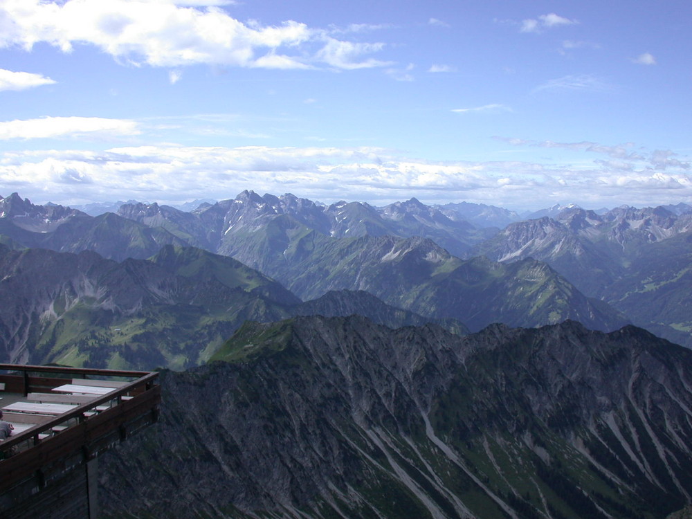 Blick vom Nebelhorn