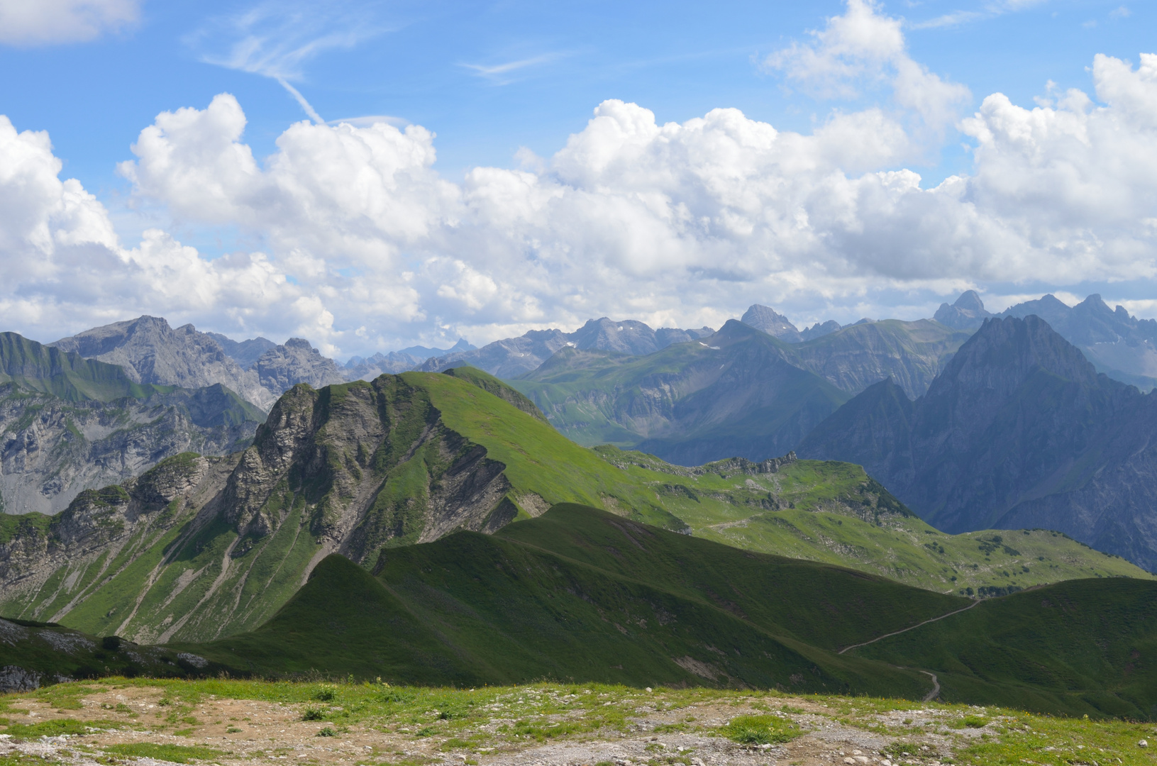 Blick vom Nebelhorn