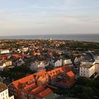 Blick vom neuen Leuchtturm auf Borkum