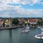 Blick vom neuen Leuchtturm Lindau