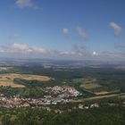 Blick vom Neuffen auf Albtrauf