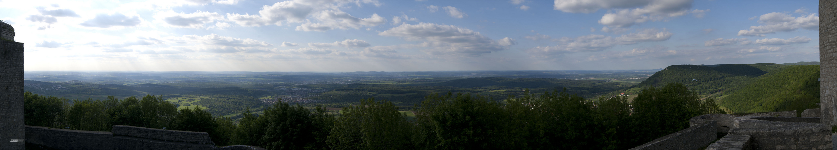 Blick vom Neuffen Panorama