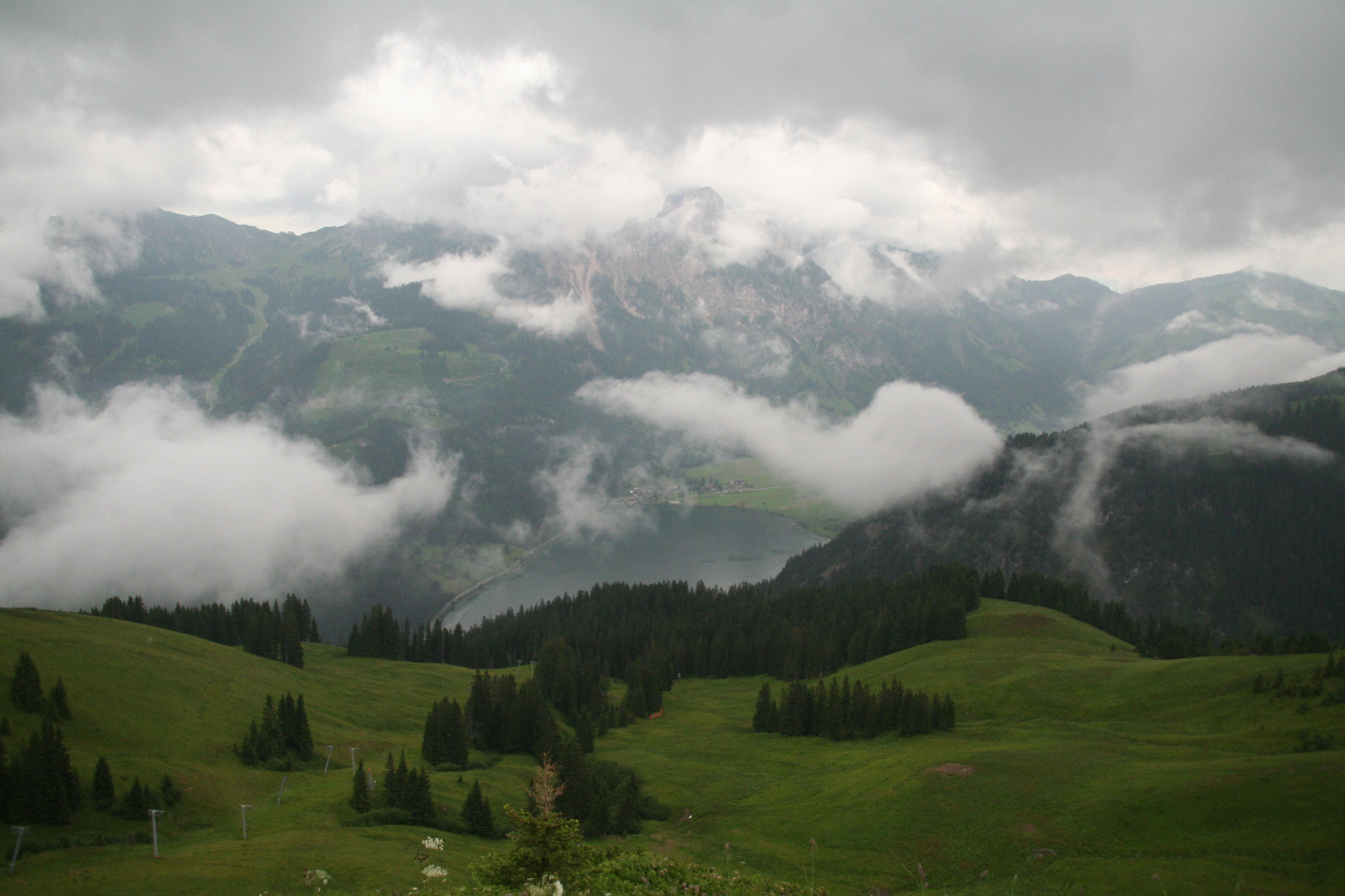 Blick vom Neunerköpfle auf den Haldensee