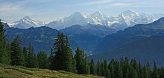 Blick vom Niederhorn