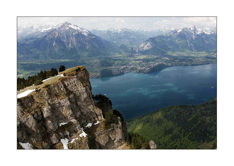 Blick vom Niederhorn...