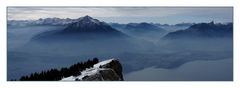 Blick vom Niederhorn über den Thunersee