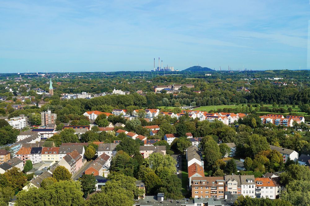 Blick vom Nordsternturm auf Gelsenkirchen