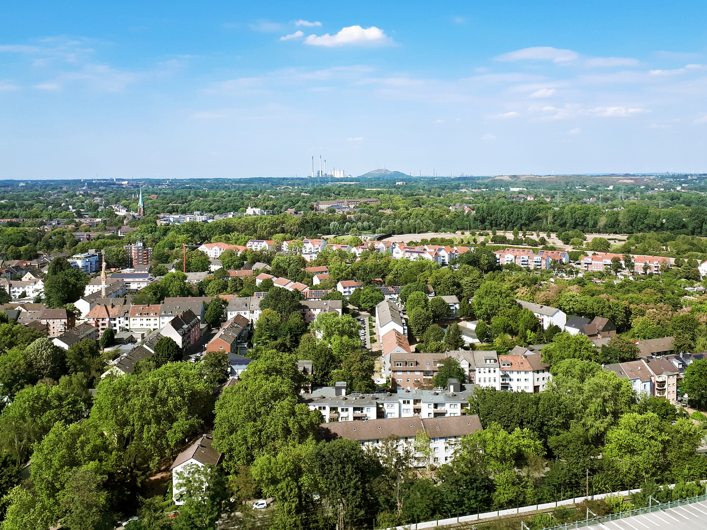 Blick vom Nordsternturm auf Gelsenkirchen