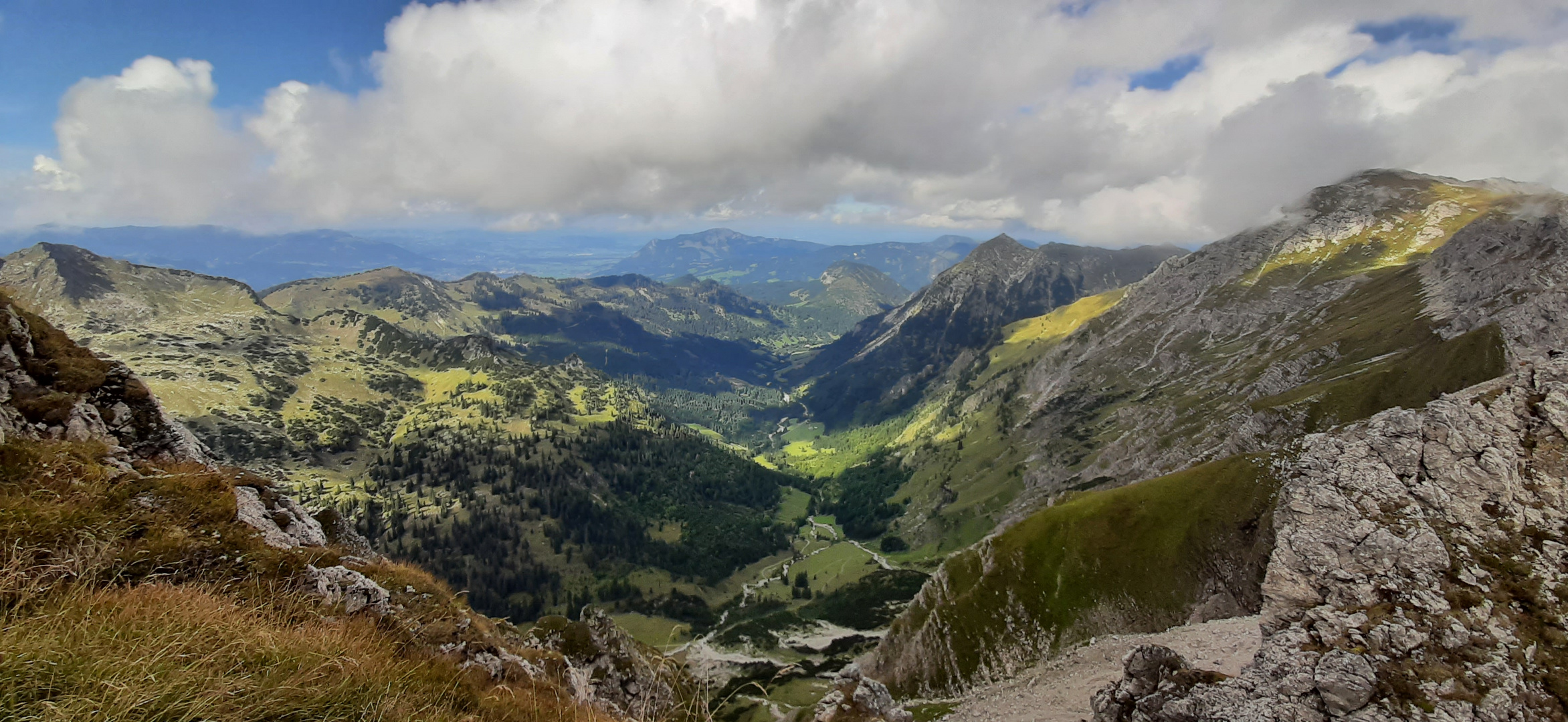 Blick vom Nordwandsteig