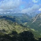 Blick vom Nordwandsteig des Nebelhorns
