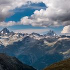 Blick vom Nufenenpass ins Berner Oberland