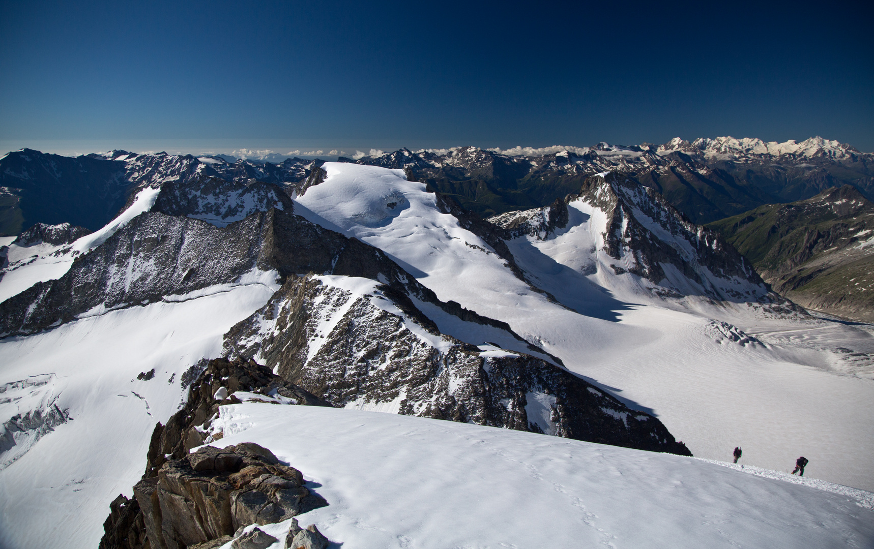 Blick vom Oberaarhorn