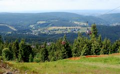 Blick vom Ochsenkopf Richtung Warmensteinach