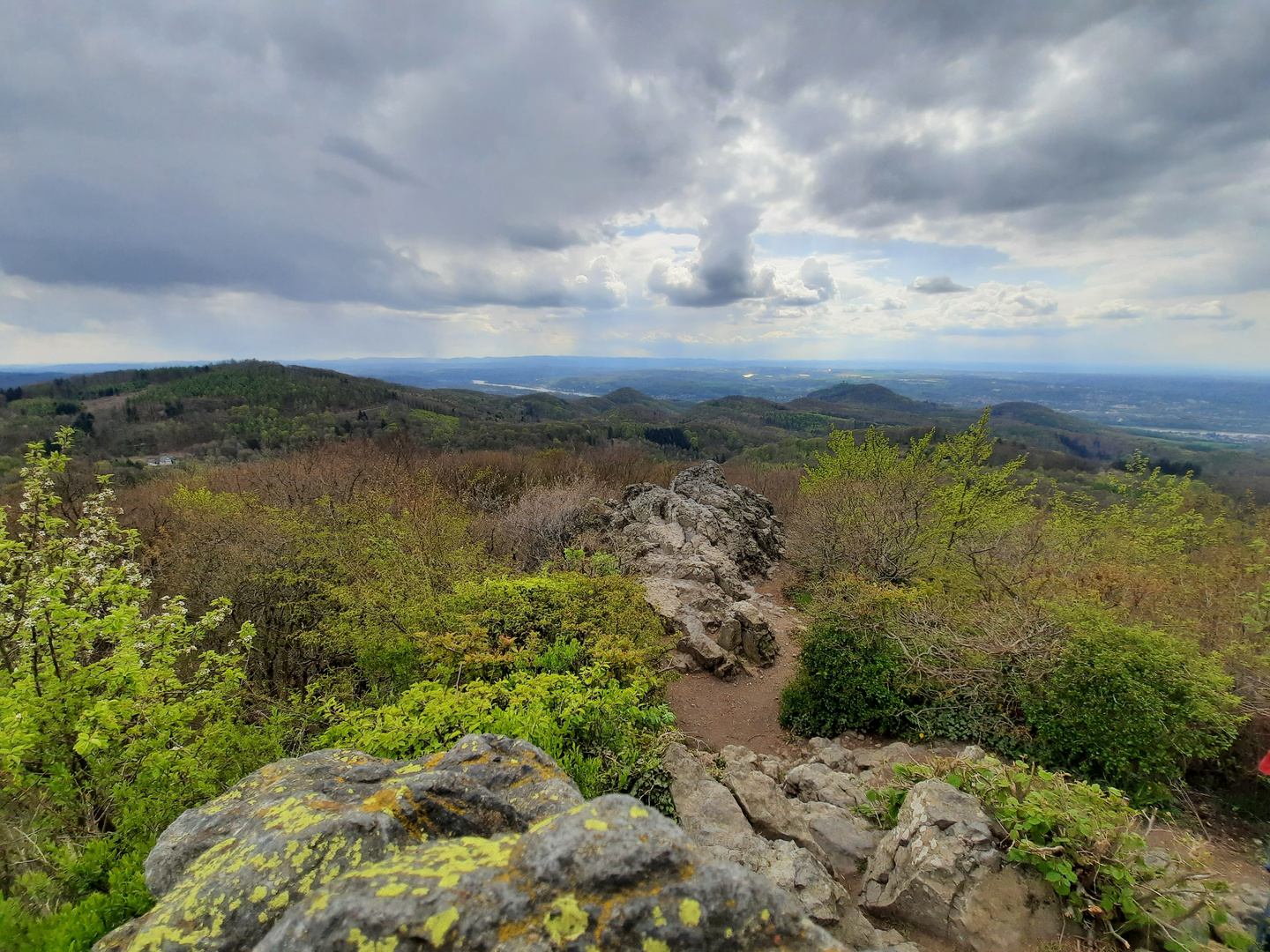 Blick vom Ölberg bei Königswinter 