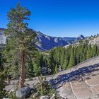 Blick vom Olmsted Point zum Half Dome