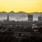 Blick vom Olympiaberg München