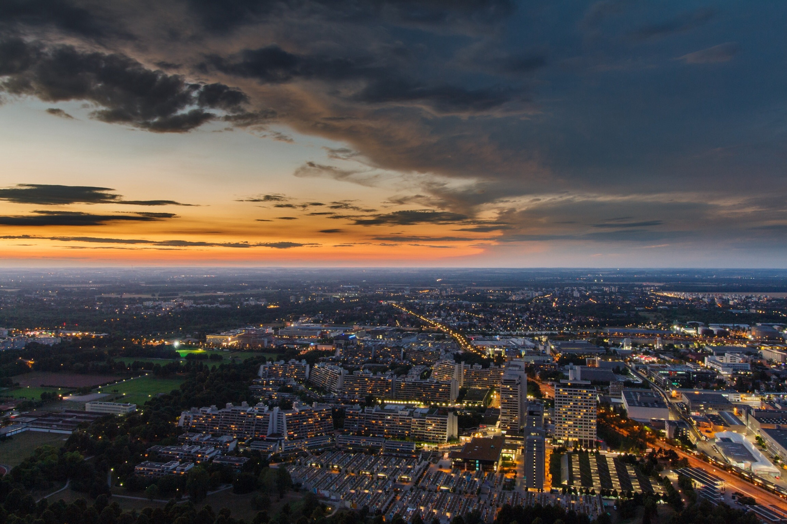 Blick vom Olympiaturm