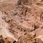 Blick vom Opferberg zur Königswand- Petra, Jordanien