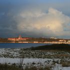 Blick vom Ostssebad auf die Marinefernmeldeschule