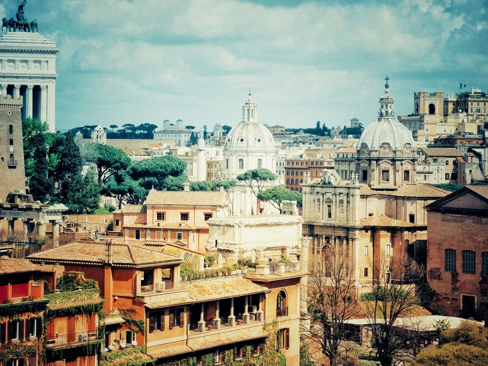 blick vom palatino Foto & Bild italy, world, lazio Bilder auf