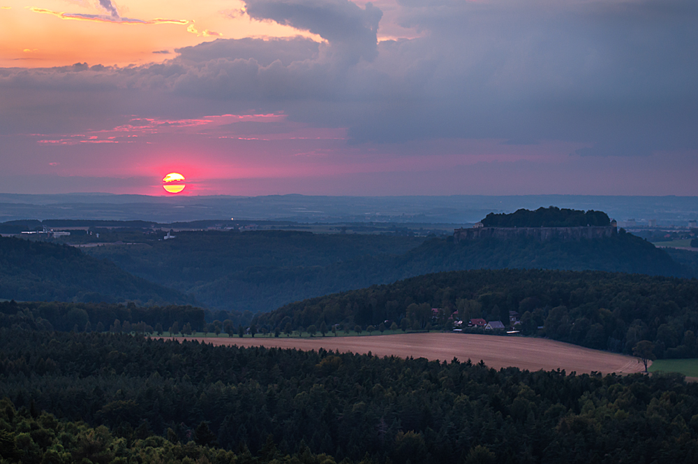 Blick vom Papststein